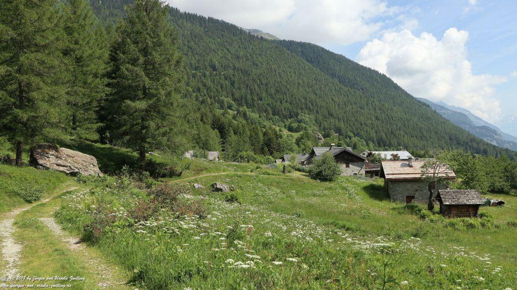 Philosophische Bildwanderung Wassserfall Bérard - Le Buet - Vallorcine Mont Blanc - Frankreich