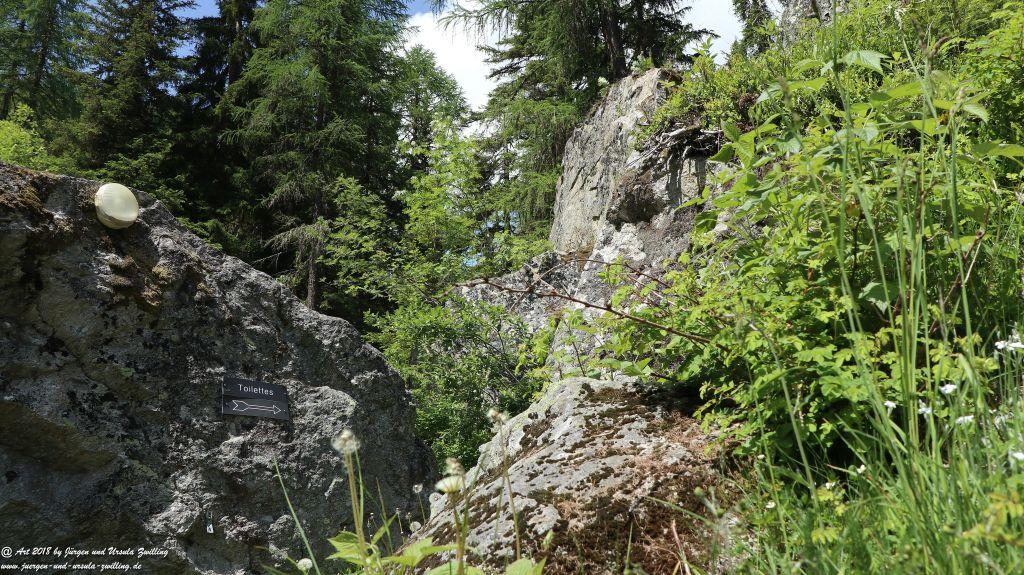 Philosophische Bildwanderung Wassserfall Bérard - Le Buet - Vallorcine Mont Blanc - Frankreich