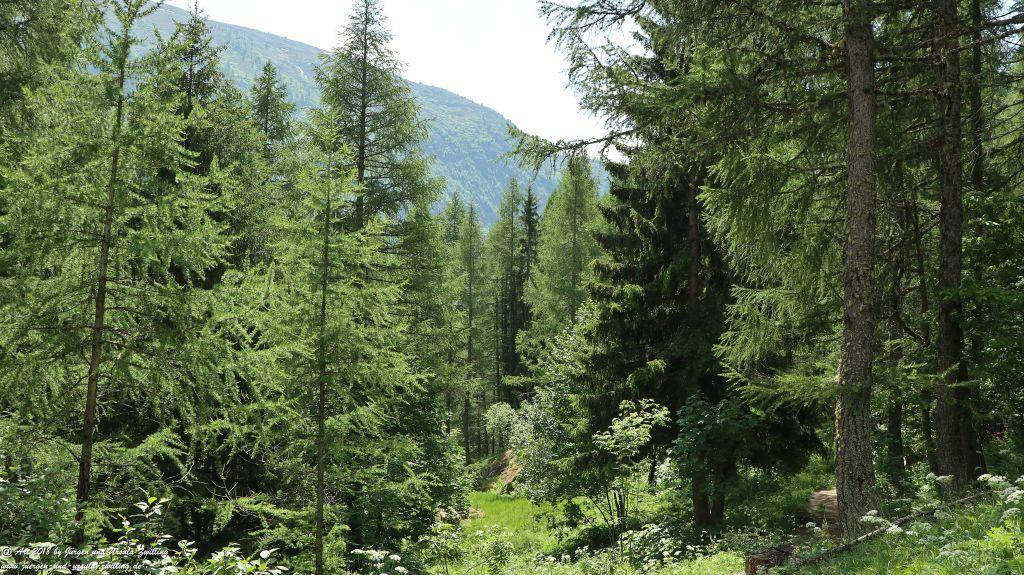 Philosophische Bildwanderung Wassserfall Bérard - Le Buet - Vallorcine Mont Blanc - Frankreich