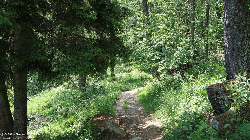 Philosophische Bildwanderung Wassserfall Bérard - Le Buet - Vallorcine Mont Blanc - Frankreich