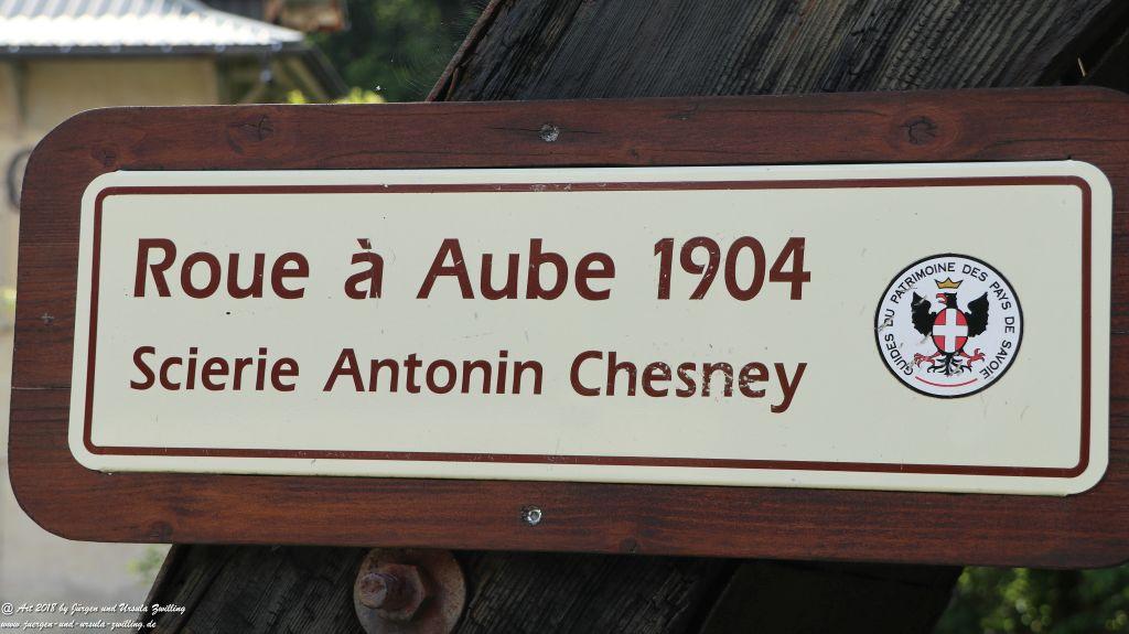 Philosophische Bildwanderung Gorges de la Diosaz -Wasserfall - Servoz Mont-Blanc - Frankreich