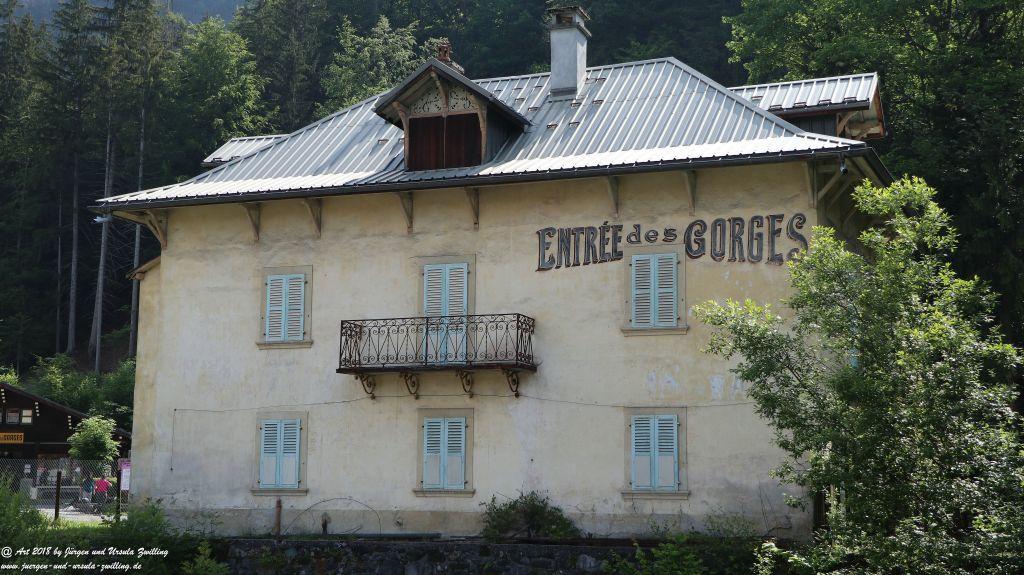 Philosophische Bildwanderung Gorges de la Diosaz -Wasserfall - Servoz Mont-Blanc - Frankreich