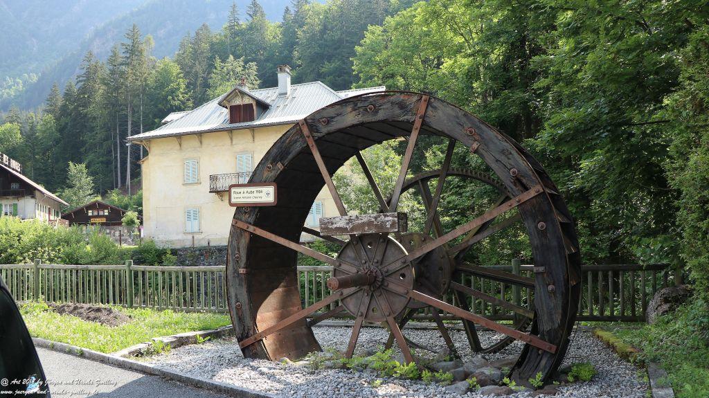 Philosophische Bildwanderung Gorges de la Diosaz -Wasserfall - Servoz Mont-Blanc - Frankreich