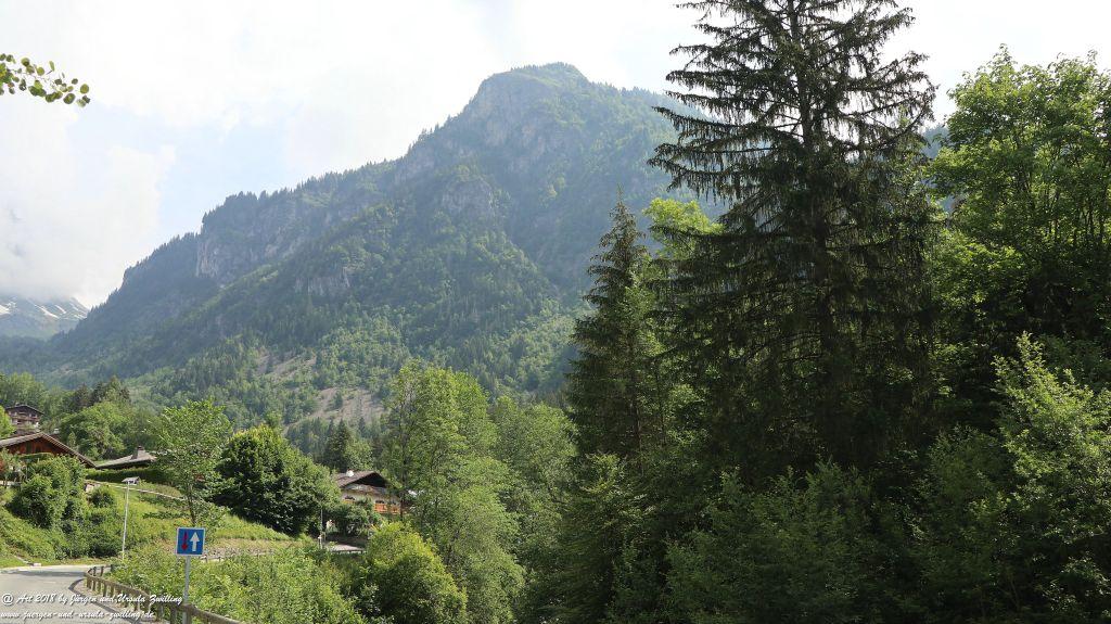 Philosophische Bildwanderung Gorges de la Diosaz -Wasserfall - Servoz Mont-Blanc - Frankreich