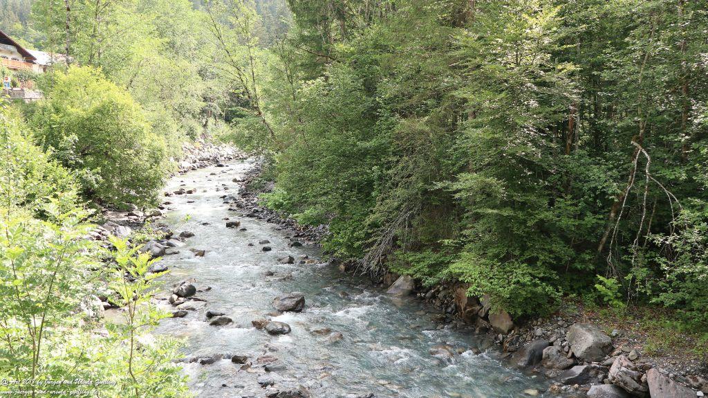 Philosophische Bildwanderung Gorges de la Diosaz -Wasserfall - Servoz Mont-Blanc - Frankreich