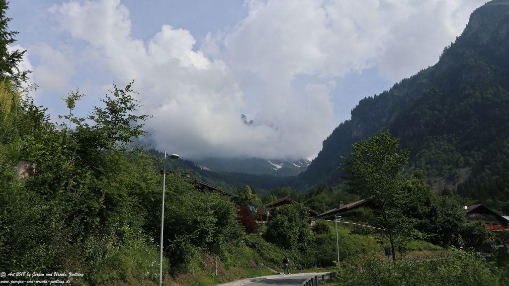Philosophische Bildwanderung Gorges de la Diosaz -Wasserfall - Servoz Mont-Blanc - Frankreich