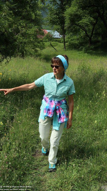 Philosophische Bildwanderung Gorges de la Diosaz -Wasserfall - Servoz Mont-Blanc - Frankreich