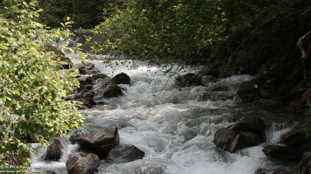 Philosophische Bildwanderung Gorges de la Diosaz -Wasserfall - Servoz Mont-Blanc - Frankreich