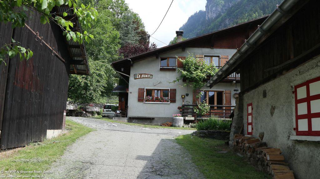 Philosophische Bildwanderung Gorges de la Diosaz -Wasserfall - Servoz Mont-Blanc - Frankreich
