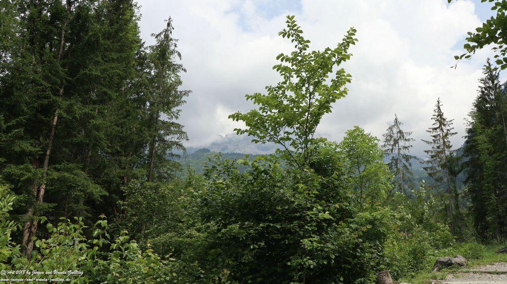 Philosophische Bildwanderung Gorges de la Diosaz -Wasserfall - Servoz Mont-Blanc - Frankreich