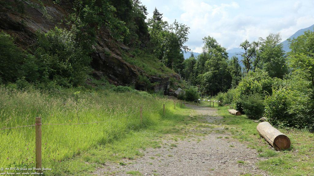 Philosophische Bildwanderung Gorges de la Diosaz -Wasserfall - Servoz Mont-Blanc - Frankreich