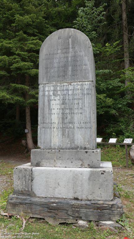 Philosophische Bildwanderung Gorges de la Diosaz -Wasserfall - Servoz Mont-Blanc - Frankreich