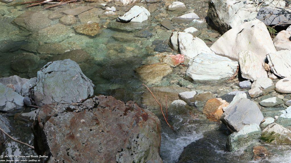 Philosophische Bildwanderung Gorges de la Diosaz -Wasserfall - Servoz Mont-Blanc - Frankreich