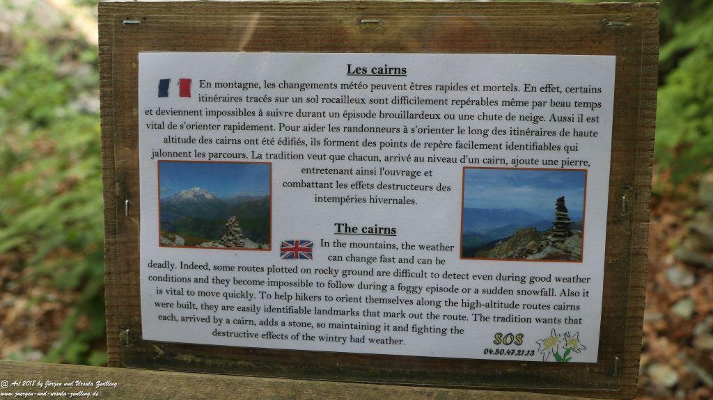 Philosophische Bildwanderung Gorges de la Diosaz -Wasserfall - Servoz Mont-Blanc - Frankreich