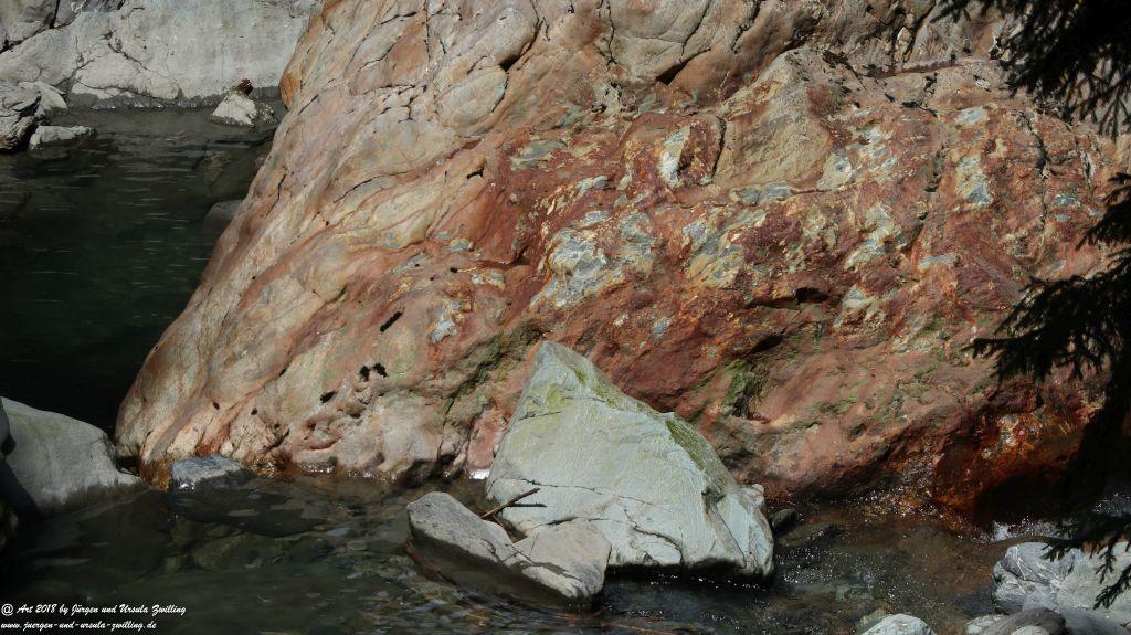 Philosophische Bildwanderung Gorges de la Diosaz -Wasserfall - Servoz Mont-Blanc - Frankreich