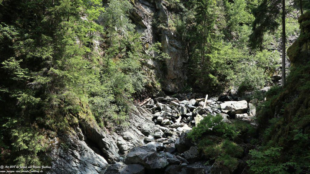 Philosophische Bildwanderung Gorges de la Diosaz -Wasserfall - Servoz Mont-Blanc - Frankreich