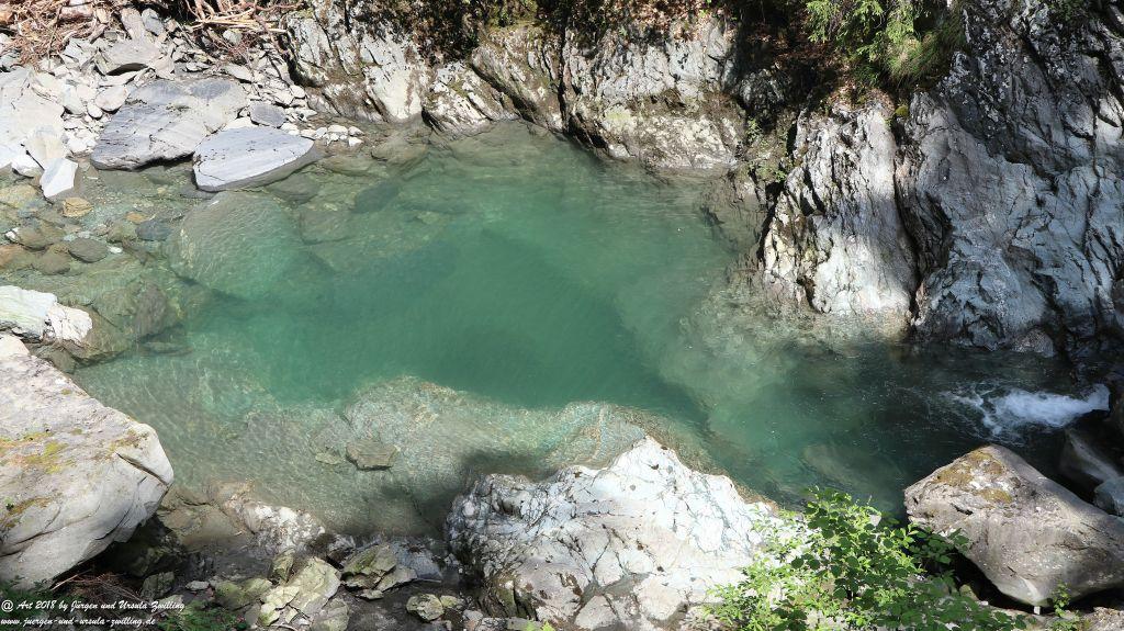 Philosophische Bildwanderung Gorges de la Diosaz -Wasserfall - Servoz Mont-Blanc - Frankreich