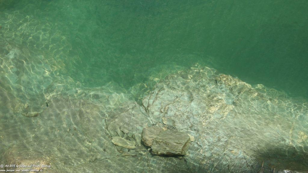 Philosophische Bildwanderung Gorges de la Diosaz -Wasserfall - Servoz Mont-Blanc - Frankreich