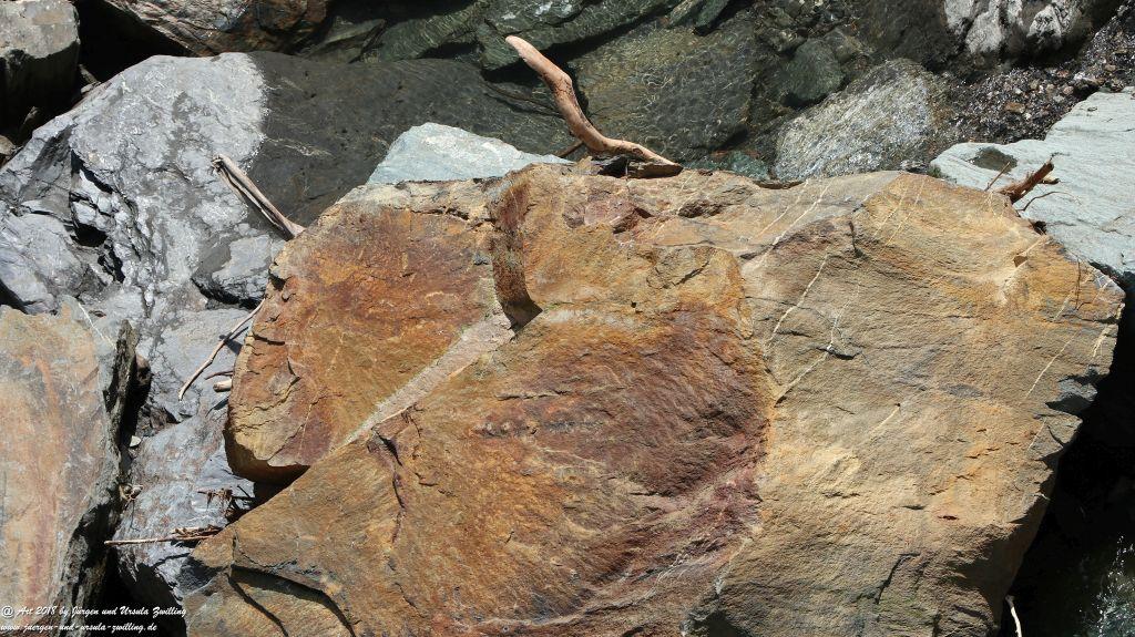 Philosophische Bildwanderung Gorges de la Diosaz -Wasserfall - Servoz Mont-Blanc - Frankreich
