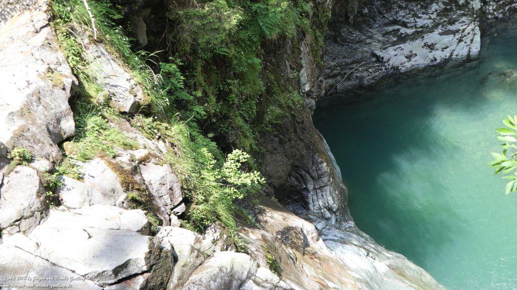Philosophische Bildwanderung Gorges de la Diosaz -Wasserfall - Servoz Mont-Blanc - Frankreich