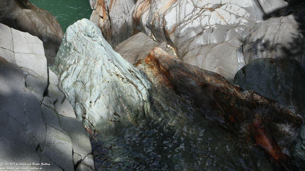 Philosophische Bildwanderung Gorges de la Diosaz -Wasserfall - Servoz Mont-Blanc - Frankreich