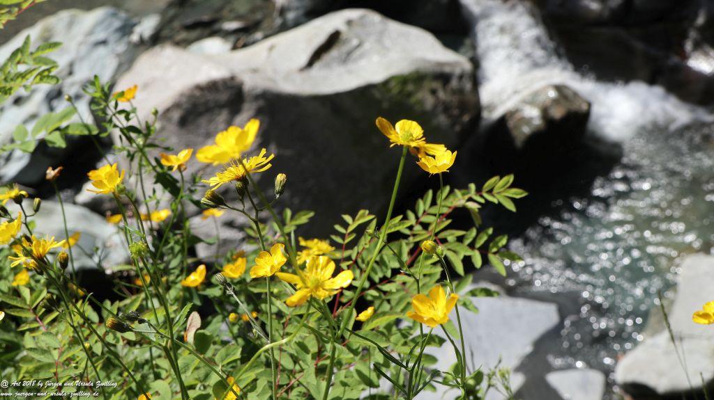 Philosophische Bildwanderung Gorges de la Diosaz -Wasserfall - Servoz Mont-Blanc - Frankreich