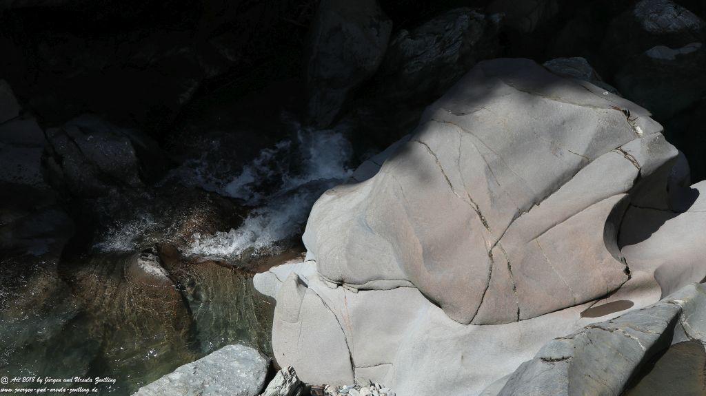 Philosophische Bildwanderung Gorges de la Diosaz -Wasserfall - Servoz Mont-Blanc - Frankreich