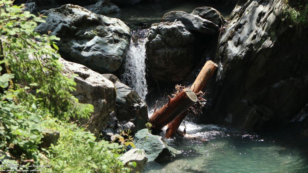 Philosophische Bildwanderung Gorges de la Diosaz -Wasserfall - Servoz Mont-Blanc - Frankreich