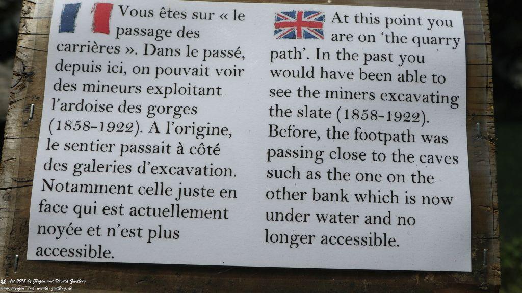Philosophische Bildwanderung Gorges de la Diosaz -Wasserfall - Servoz Mont-Blanc - Frankreich