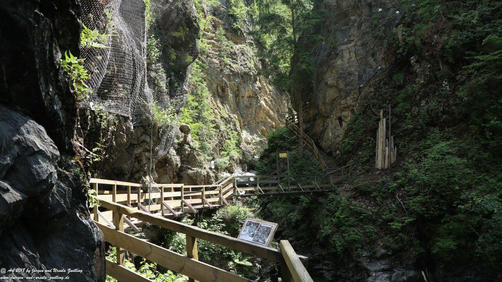 Philosophische Bildwanderung Gorges de la Diosaz -Wasserfall - Servoz Mont-Blanc - Frankreich