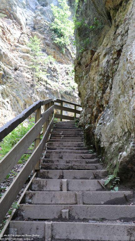 Philosophische Bildwanderung Gorges de la Diosaz -Wasserfall - Servoz Mont-Blanc - Frankreich