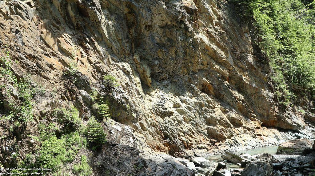 Philosophische Bildwanderung Gorges de la Diosaz -Wasserfall - Servoz Mont-Blanc - Frankreich