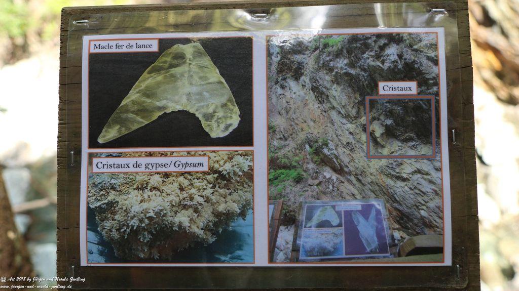 Philosophische Bildwanderung Gorges de la Diosaz -Wasserfall - Servoz Mont-Blanc - Frankreich