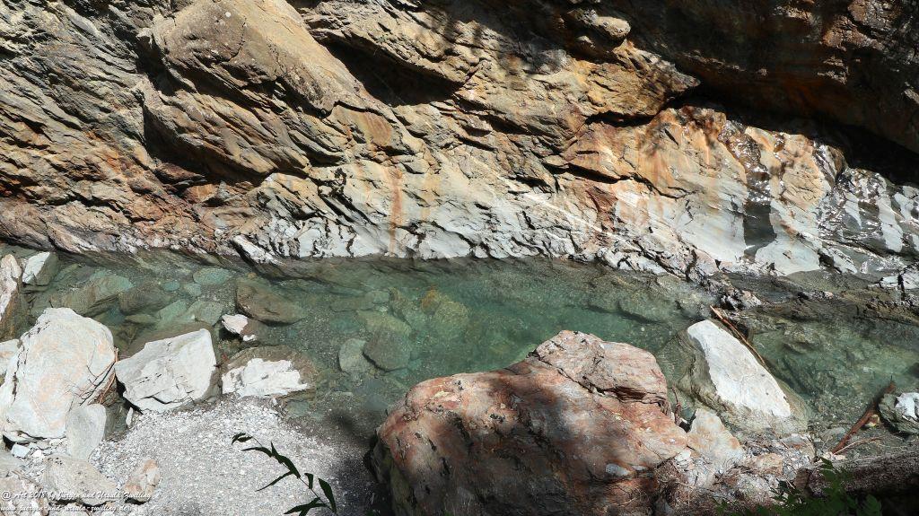 Philosophische Bildwanderung Gorges de la Diosaz -Wasserfall - Servoz Mont-Blanc - Frankreich