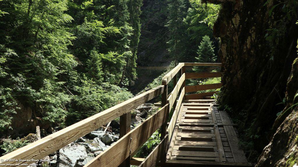 Philosophische Bildwanderung Gorges de la Diosaz -Wasserfall - Servoz Mont-Blanc - Frankreich