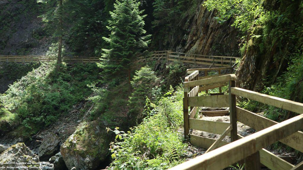 Philosophische Bildwanderung Gorges de la Diosaz -Wasserfall - Servoz Mont-Blanc - Frankreich