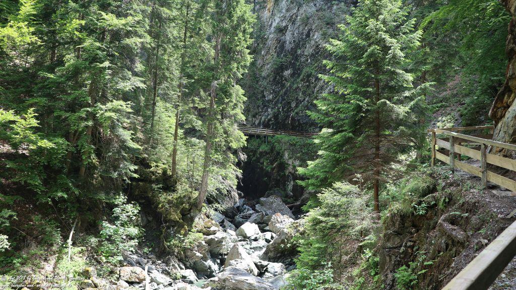 Philosophische Bildwanderung Gorges de la Diosaz -Wasserfall - Servoz Mont-Blanc - Frankreich