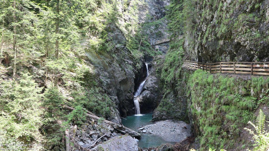 Philosophische Bildwanderung Gorges de la Diosaz -Wasserfall - Servoz Mont-Blanc - Frankreich