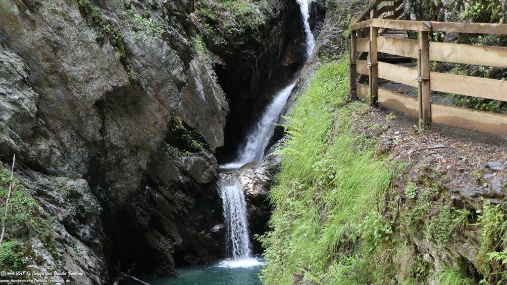 Philosophische Bildwanderung Gorges de la Diosaz -Wasserfall - Servoz Mont-Blanc - Frankreich