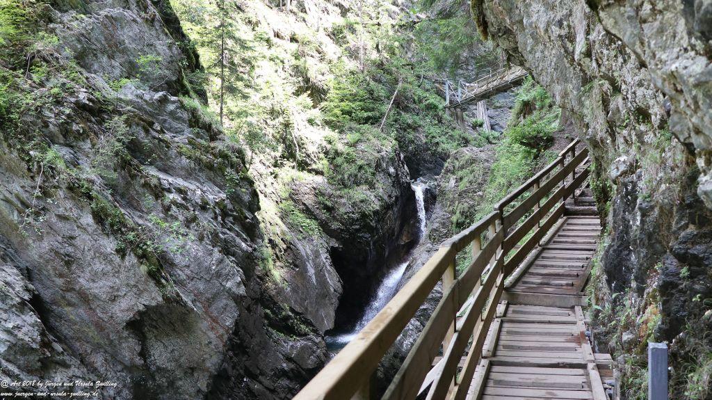 Philosophische Bildwanderung Gorges de la Diosaz -Wasserfall - Servoz Mont-Blanc - Frankreich