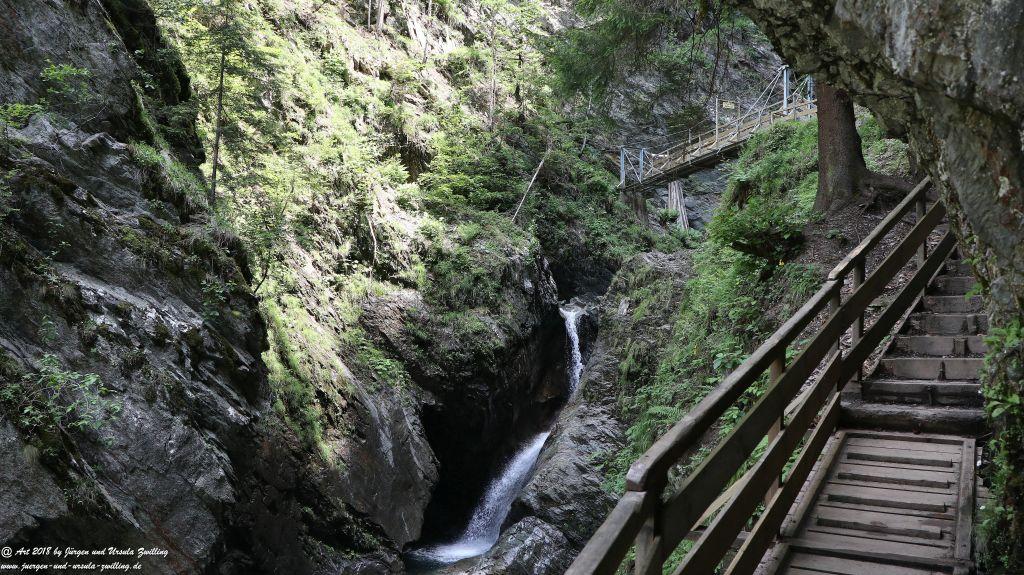 Philosophische Bildwanderung Gorges de la Diosaz -Wasserfall - Servoz Mont-Blanc - Frankreich