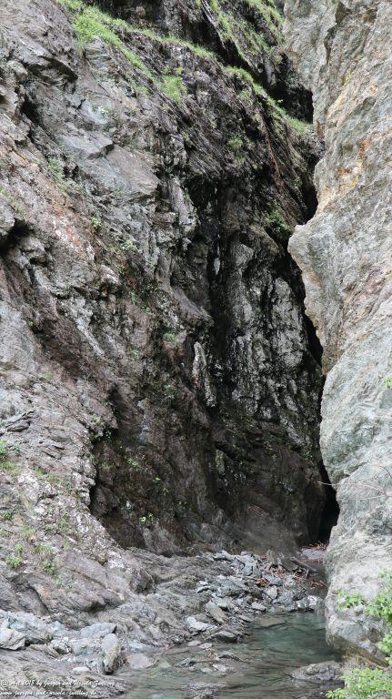 Philosophische Bildwanderung Gorges de la Diosaz -Wasserfall - Servoz Mont-Blanc - Frankreich