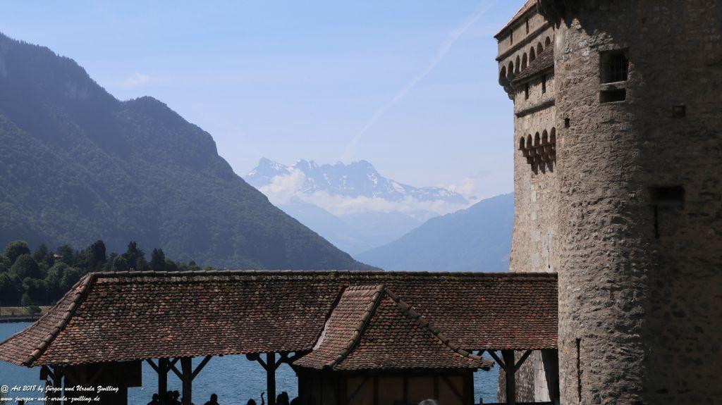 Château de Chillon - Schloss Chillon - Genfer See - Lac Léman - Schweiz