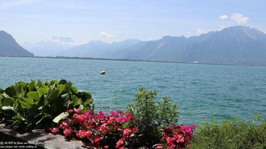 Montreux - Genfer See - Lac Léman - Schweiz