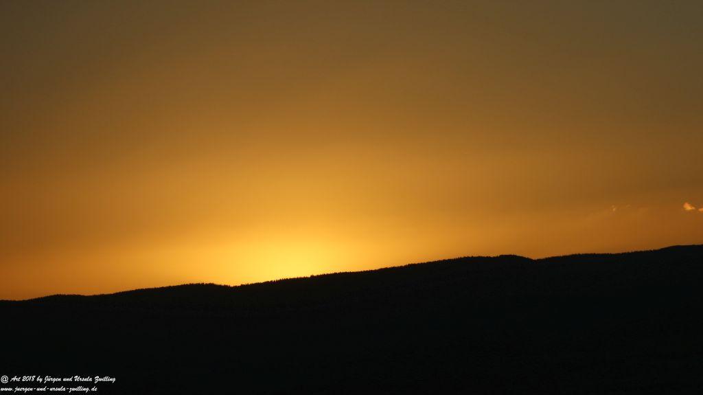 Sonnenuntergang  in Évian-les-Bains - Genfer See - Lac Léman - Frankreich