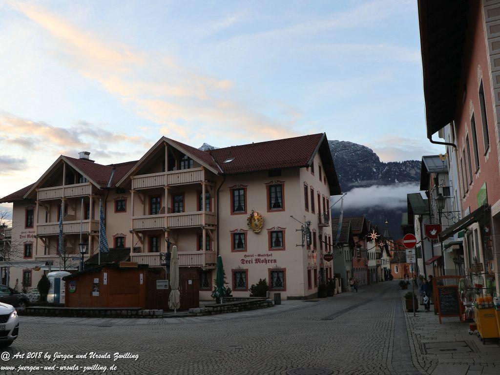 Garmisch Partenkirchen mit Weihnachtsmarkt