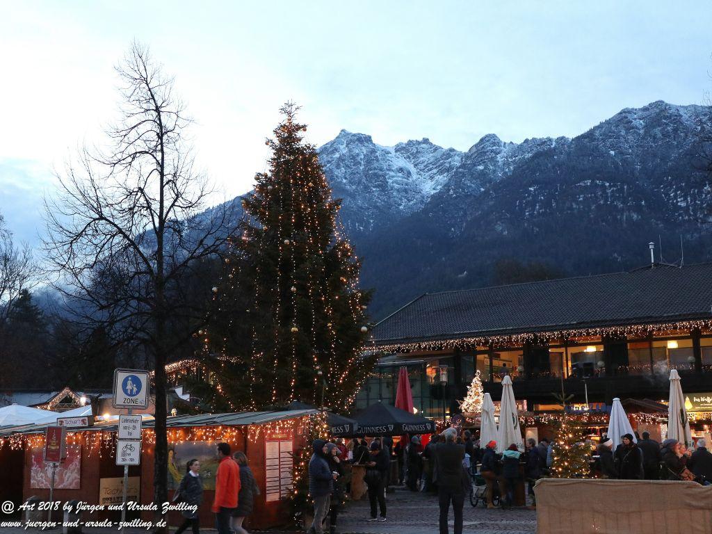 Garmisch Partenkirchen mit Weihnachtsmarkt