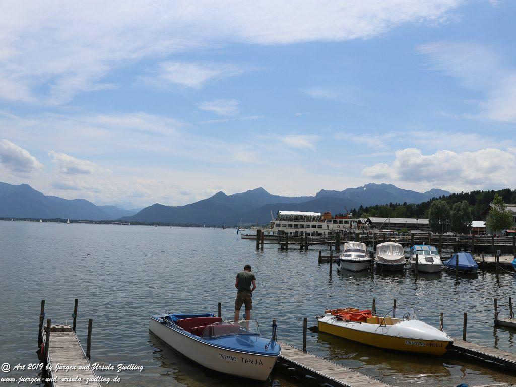 Prien - Stock Hafen am Chiemsee - Bayern
