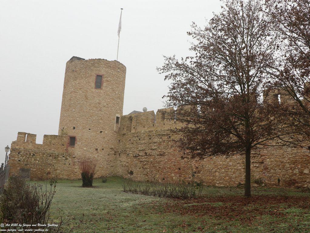 Philosophische Bildwanderung im Nebel von Eltville am Rhein nach Hattenheim zurück nach Eltville