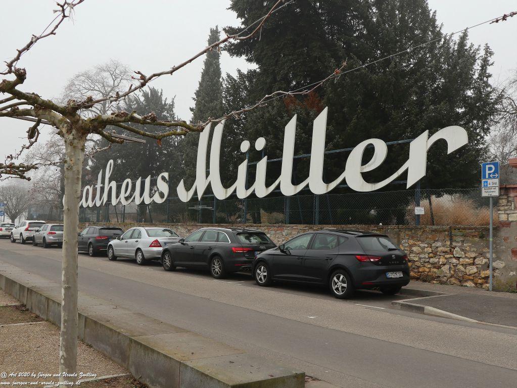 Philosophische Bildwanderung im Nebel von Eltville am Rhein nach Hattenheim zurück nach Eltville